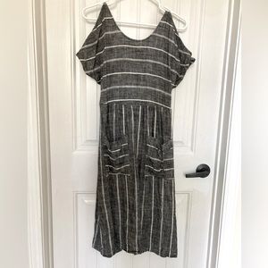 Zara Spain Backless Midi Dress